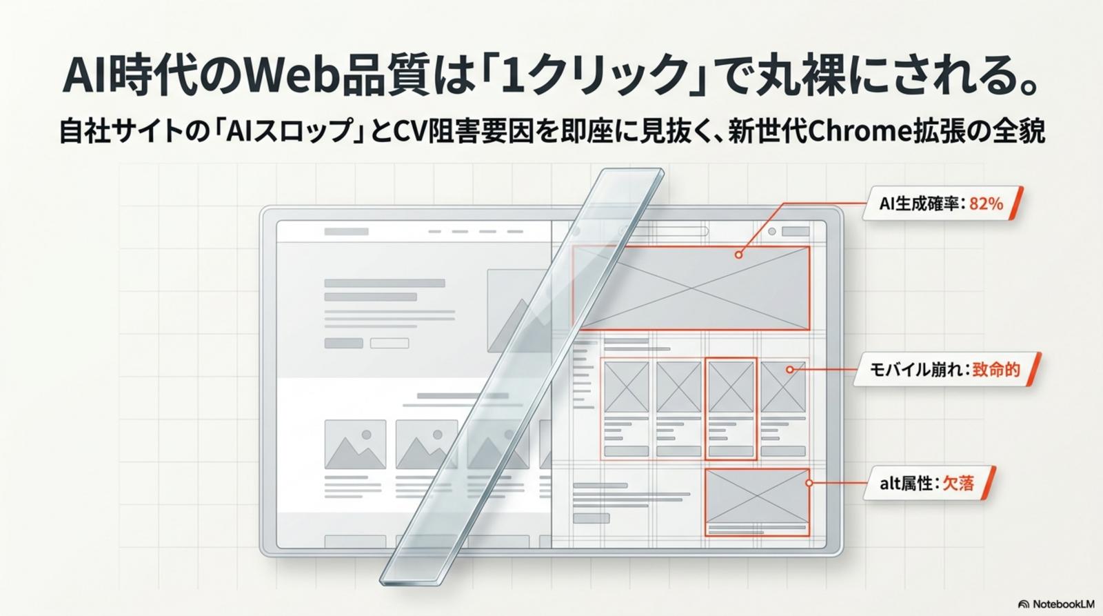 Website Critique — AIスロップ全景：3 つの課題と新たな解決策