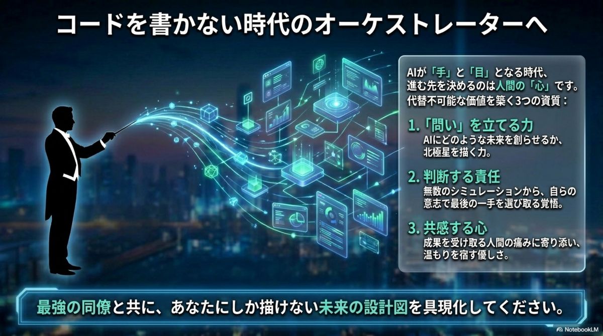 コードを書かない時代のオーケストレーターへ