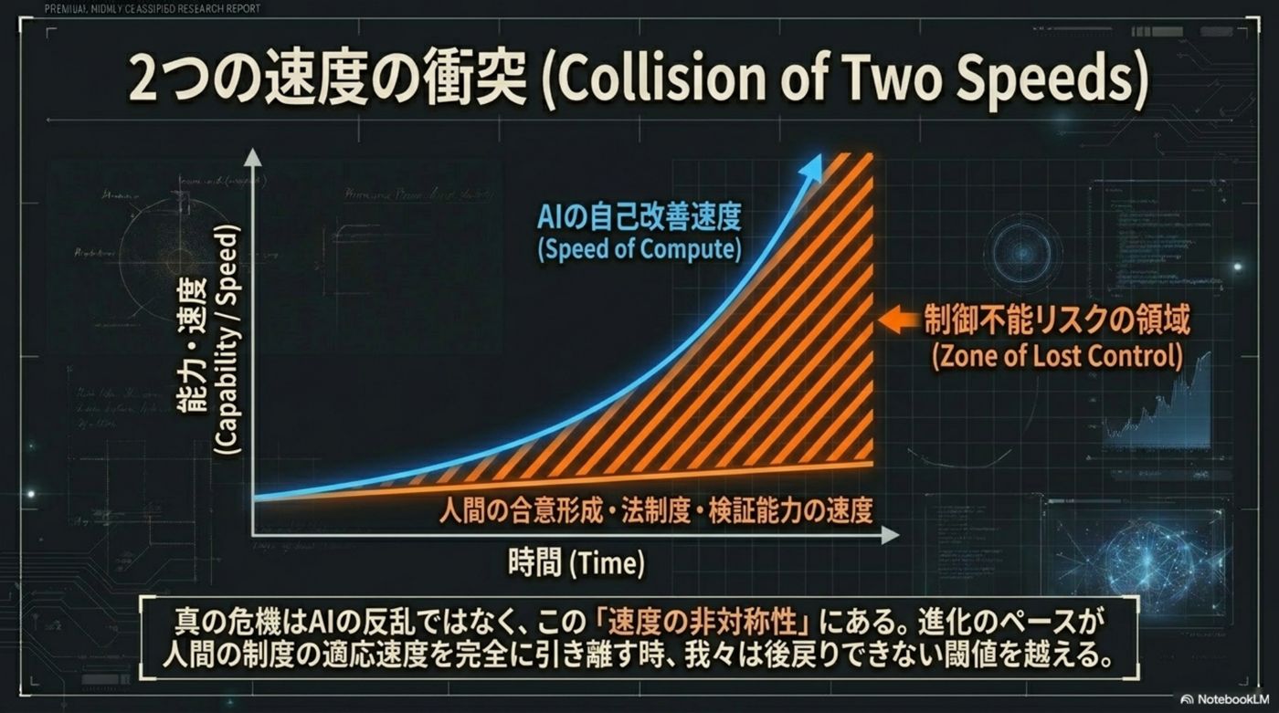 2つの速度の衝突