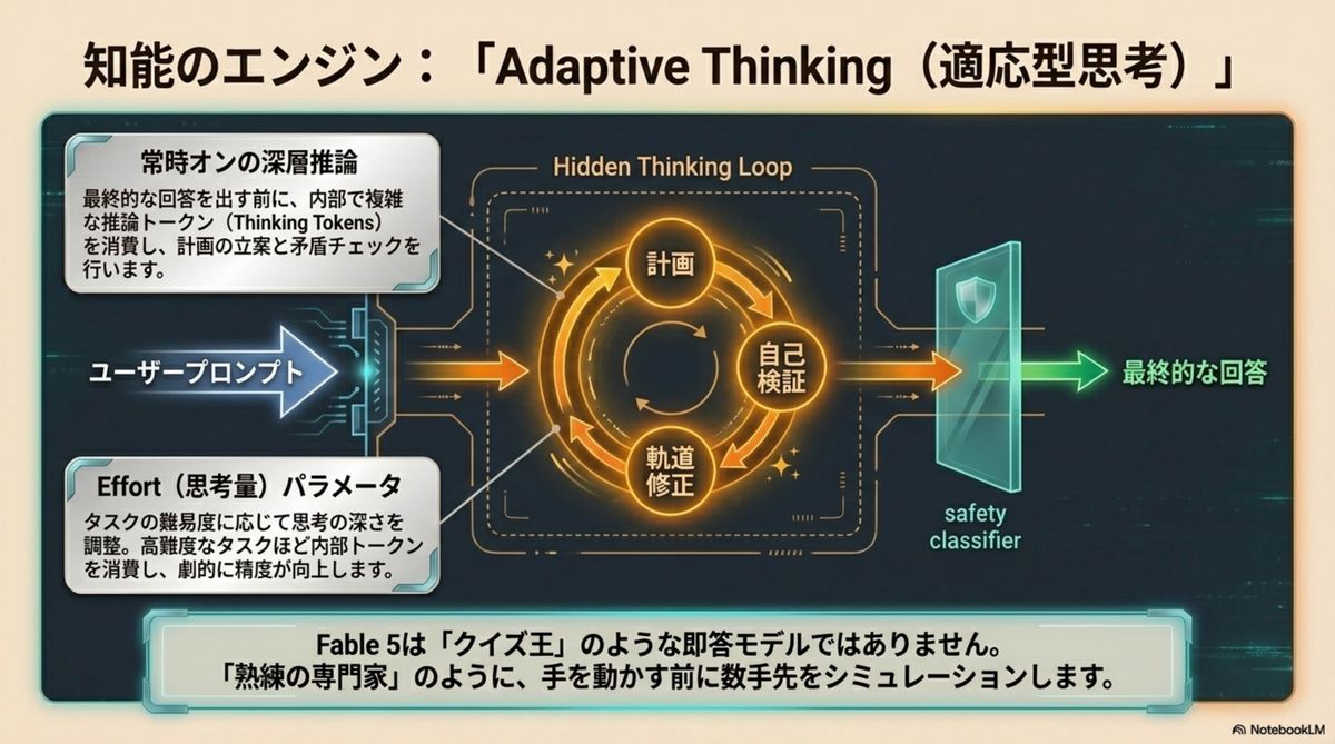 知能のエンジン：Adaptive Thinking（適応型思考）