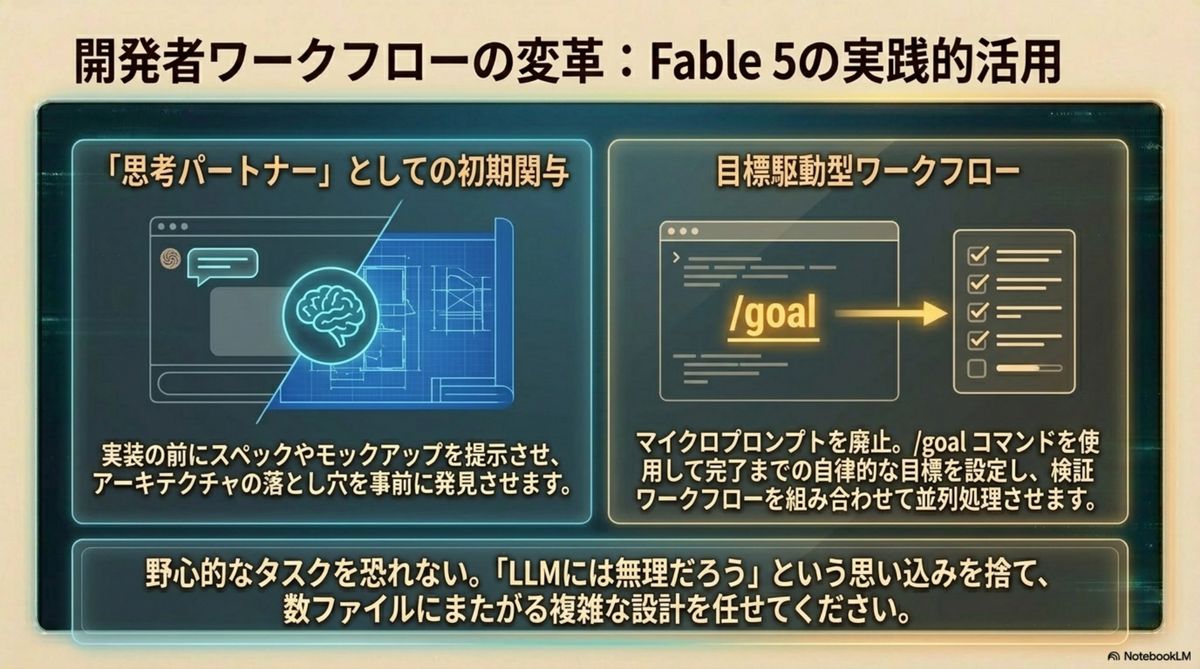 開発者ワークフローの変革：Fable 5の実践活用