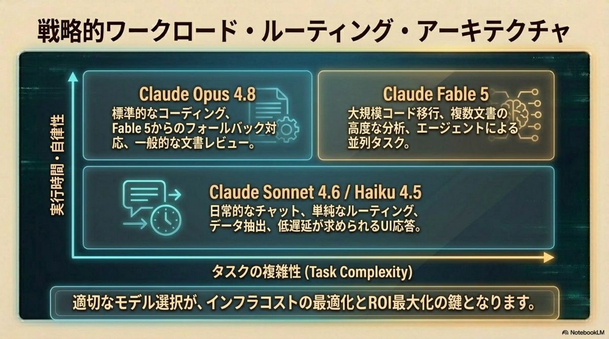戦略的ワークロード・ルーティング・アーキテクチャ