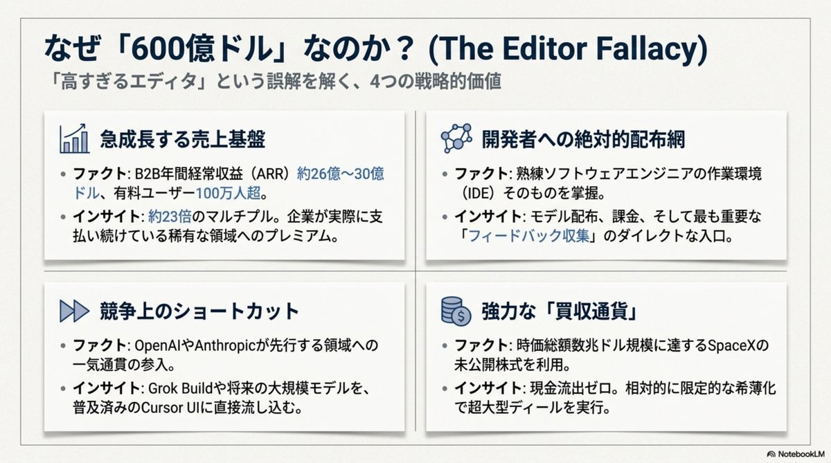 なぜ600億ドルなのか — The Editor Fallacy