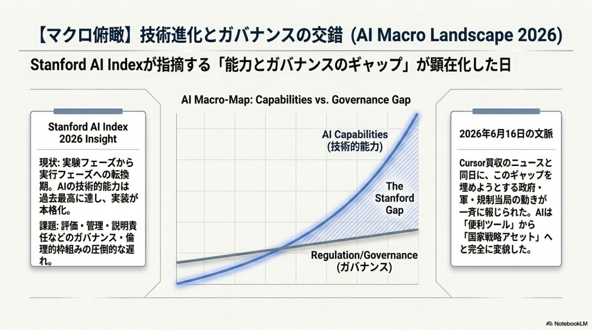 マクロ環境 — 技術進化とガバナンスの交錯