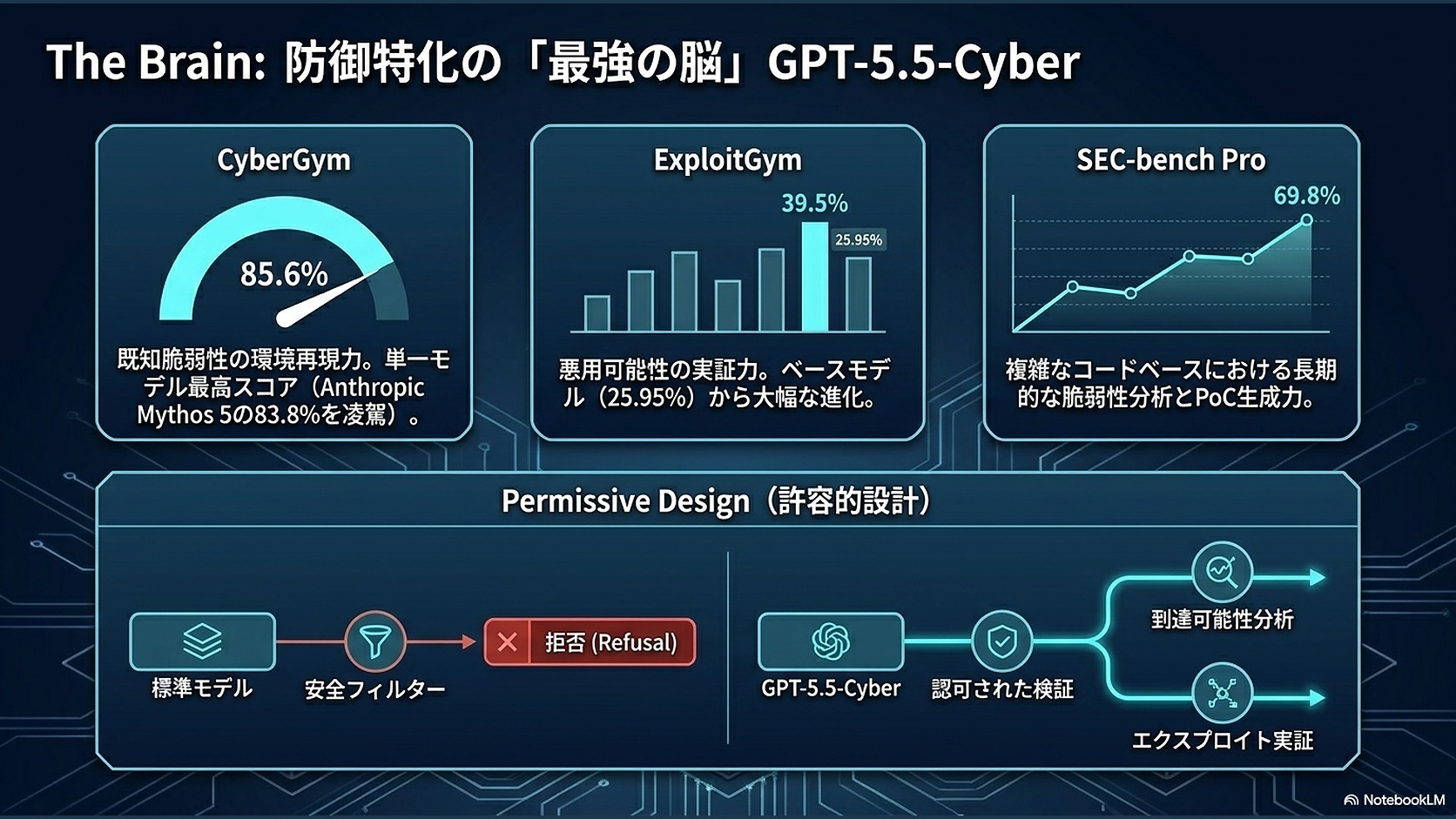 The Brain: 防御特化の「最強の脳」GPT-5.5-Cyber