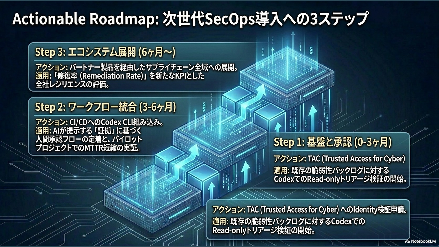 Actionable Roadmap: 次世代SecOps導入への3ステップ
