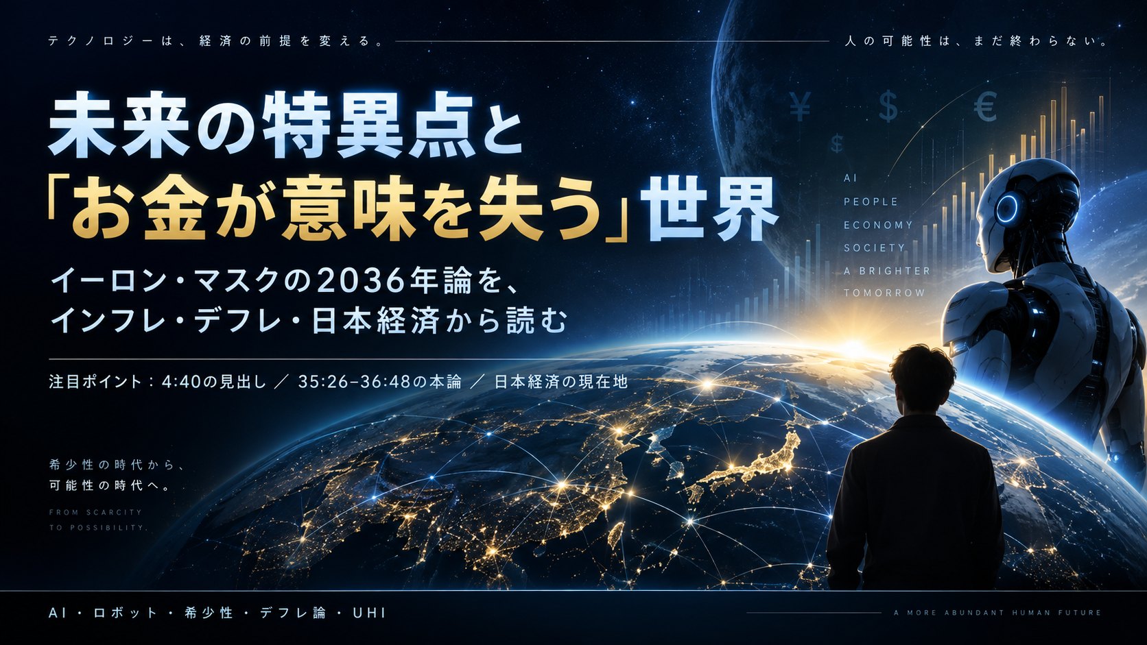 お金が意味を失う世界